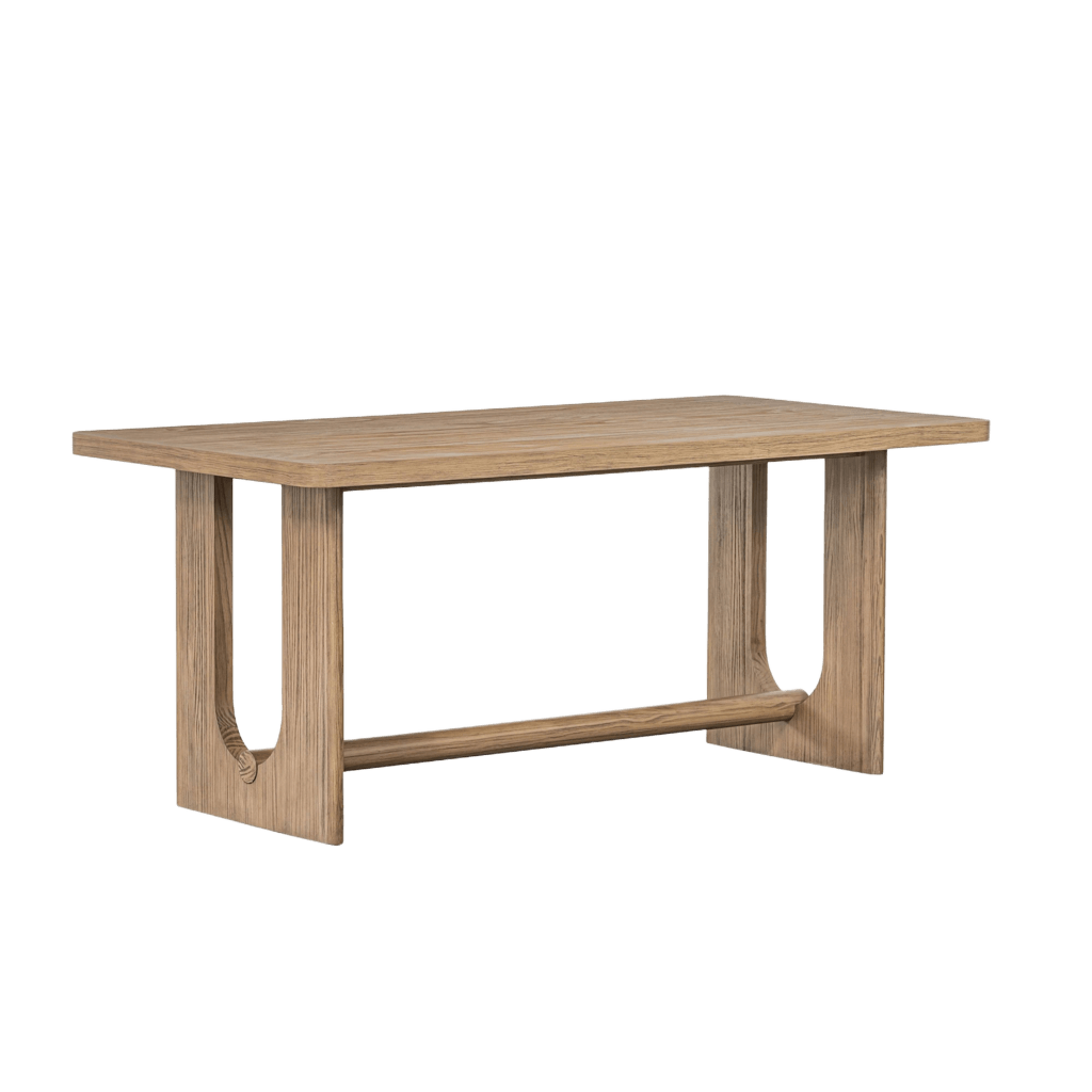Beautiful modern wood dining table for 6