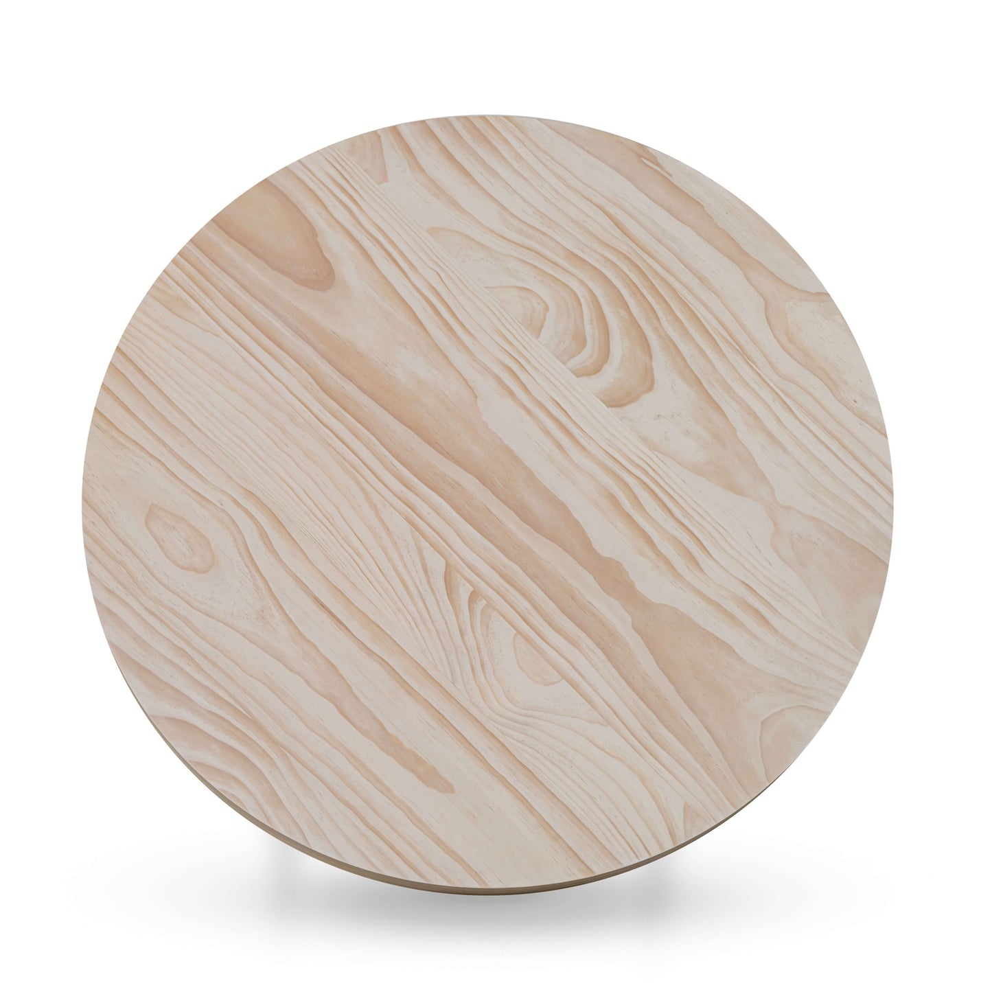 Helio Solid Wood Round Coffee Table (40'')| Natural Wood Finish - Harmonie Workshop