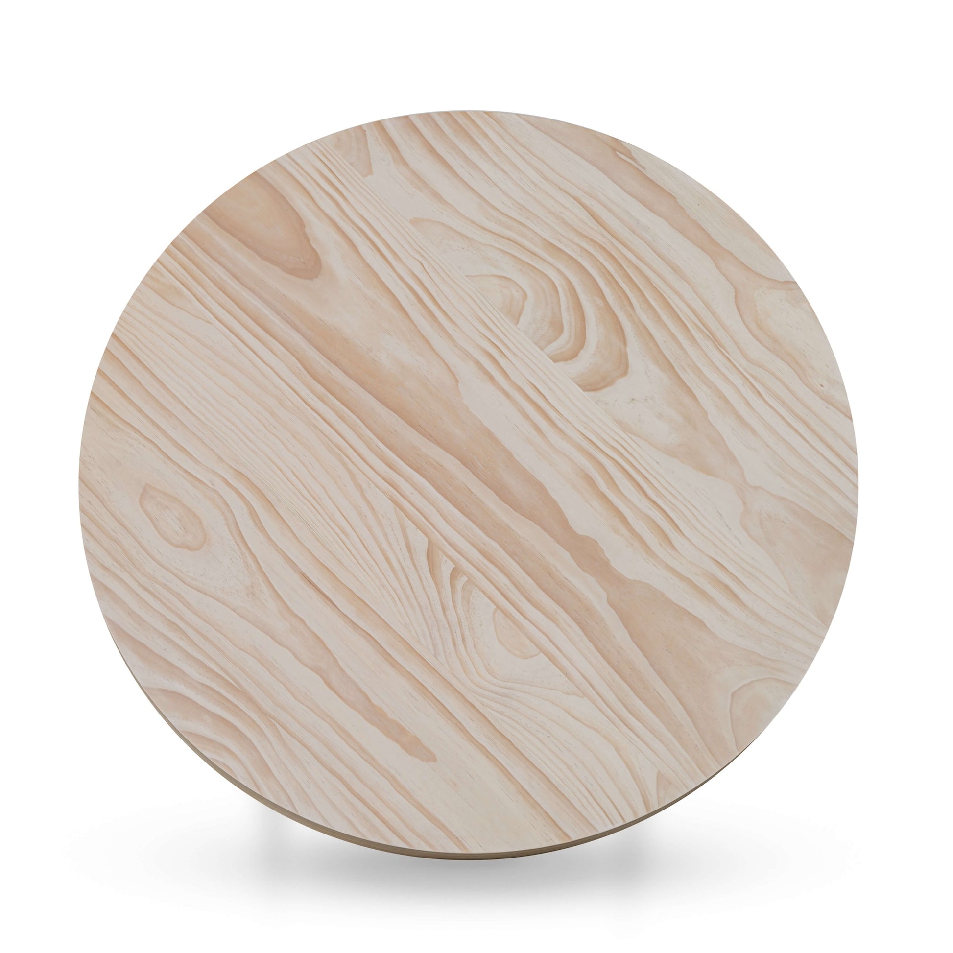 Helio Solid Wood Round Coffee Table (40'')| Natural Wood Finish - Harmonie Workshop