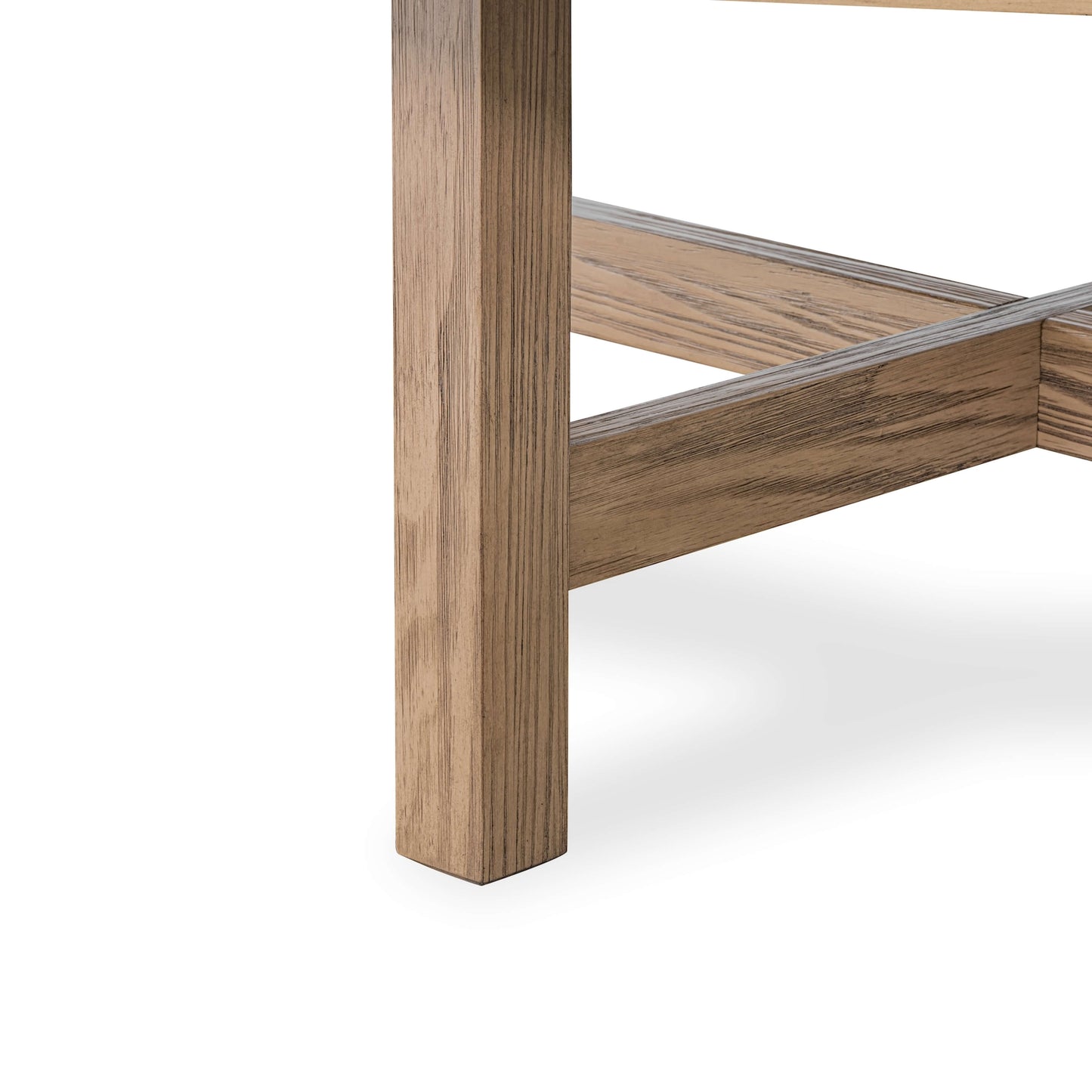 sturdy legs of Helio Coffee Table in seadrift