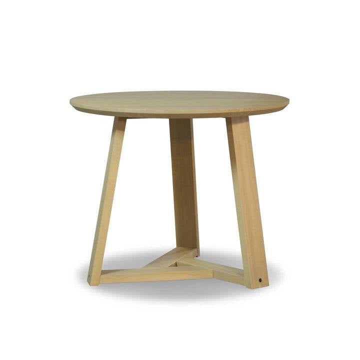 36 Inch Round Scandinavian Solid Wood Dining Table