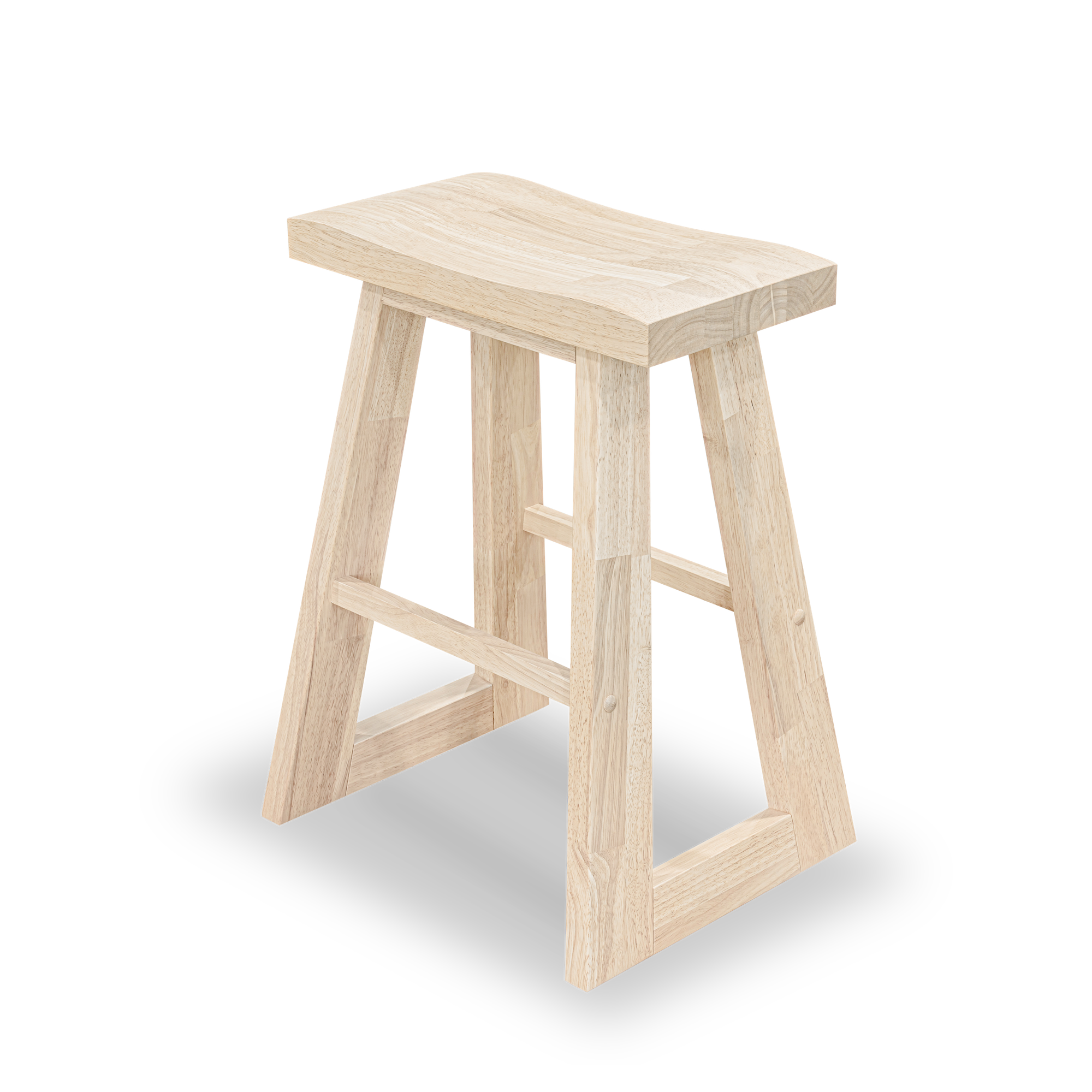 natural wood counter height barstools