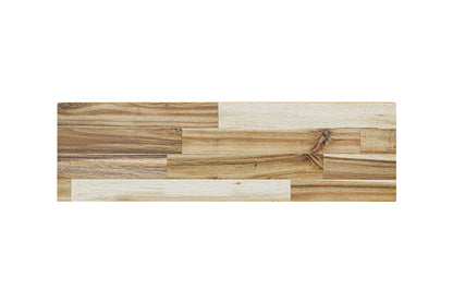 acacia wood floating wall shelves