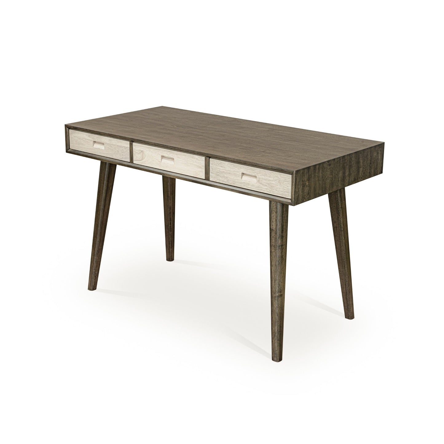 modern sleek solid wood work desk 