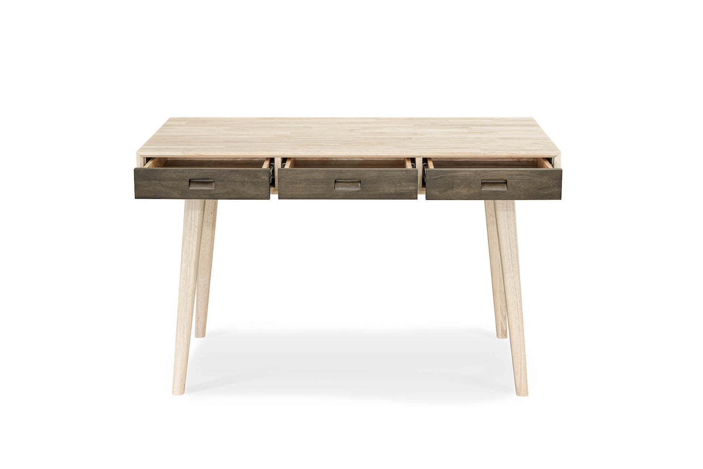 Lulu Work Desk- Scandinavian Wood Desk with Drawers